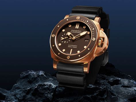 panerai submersible bronze|panerai submersible review.